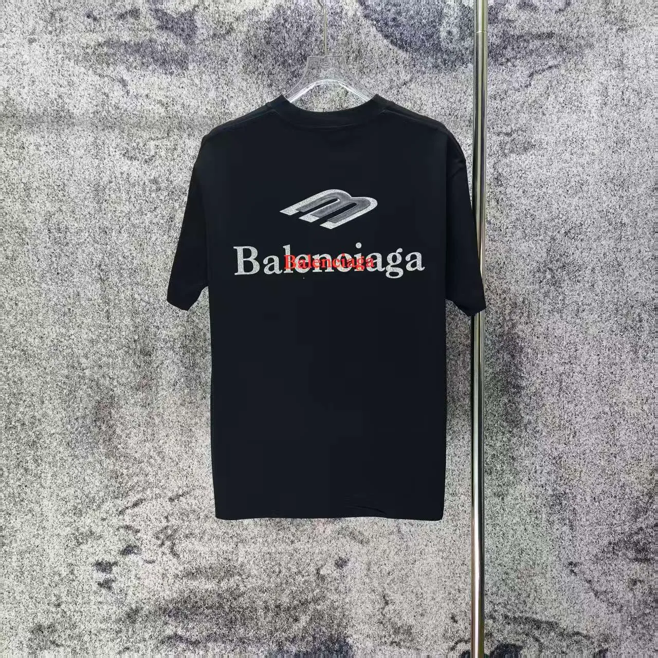 Bal* 2026 New Arrival logo t Same Style Size S M L XL XXL Black White